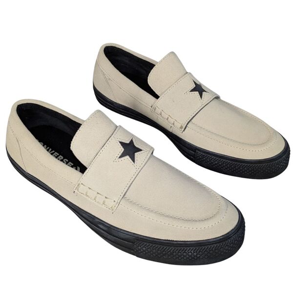 Beżowe męskie wsuwane buty zamszowe CONVERSE Loafers Rozmiar 45 - zdjęcie 2