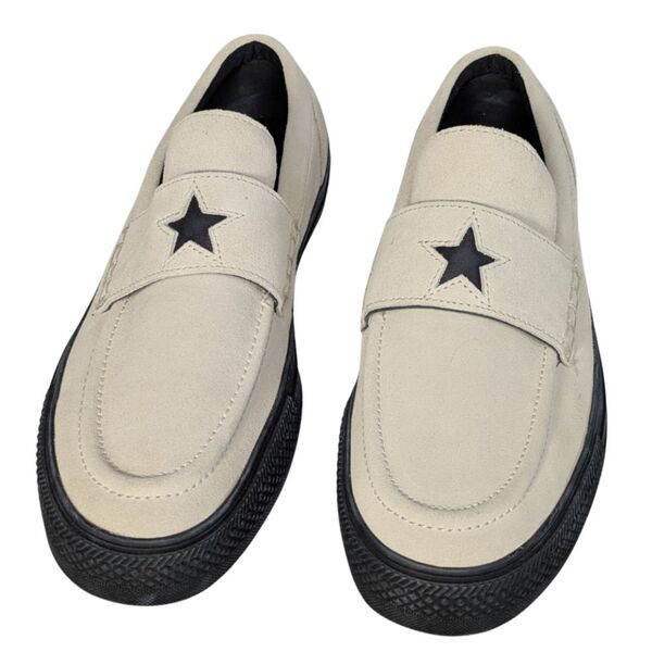 Beżowe męskie wsuwane buty zamszowe CONVERSE Loafers Rozmiar 45 - zdjęcie 3