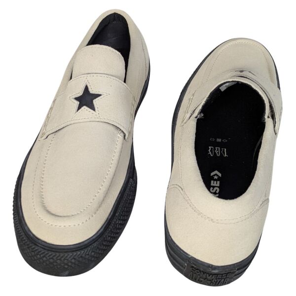 Beżowe męskie wsuwane buty zamszowe CONVERSE Loafers Rozmiar 45 - zdjęcie 4
