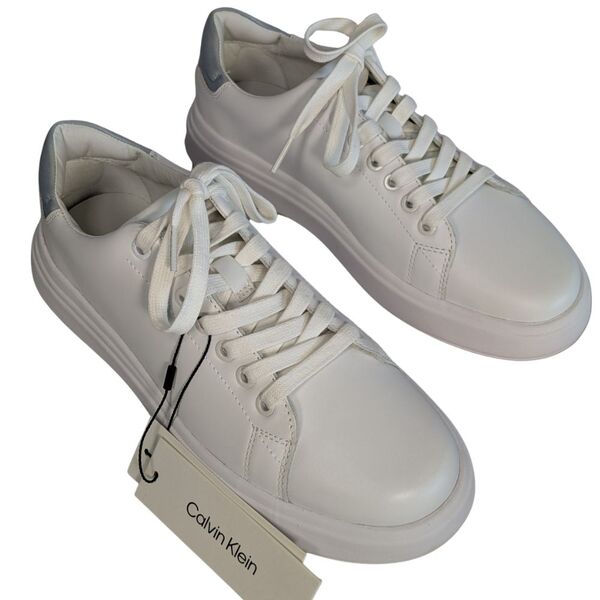 Białe sneakersy damskie CALVIN KLEIN Rozmiar 39