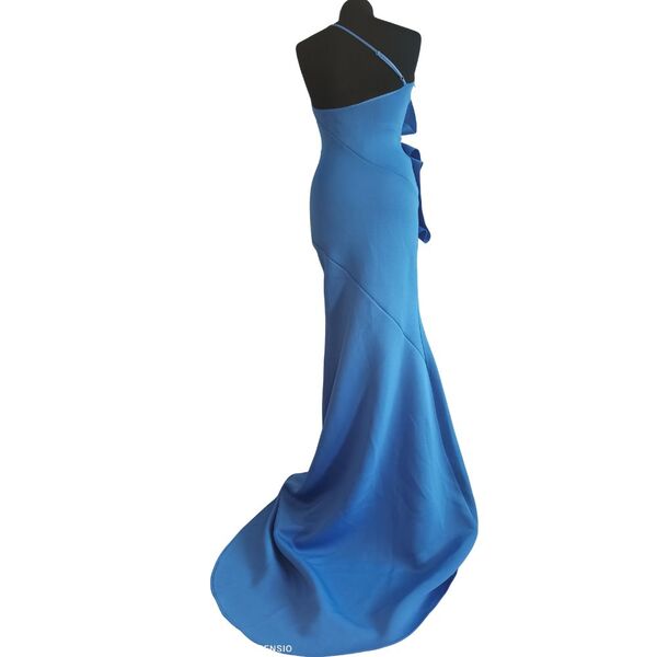 Chabrowa Suknia Maxi ASOS DESIGN Drapowana Rozmiar 36 - zdjęcie 4