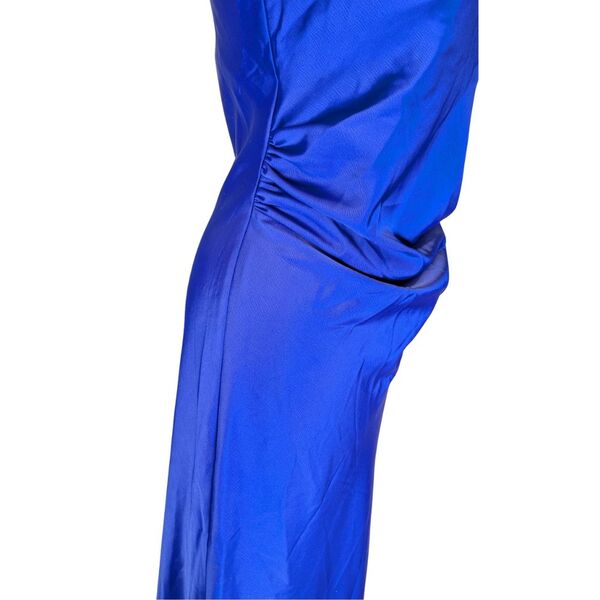 Chabrowa Suknia Maxi Trendyol Satynowy Efekt Rozmiar 36 - zdjęcie 7