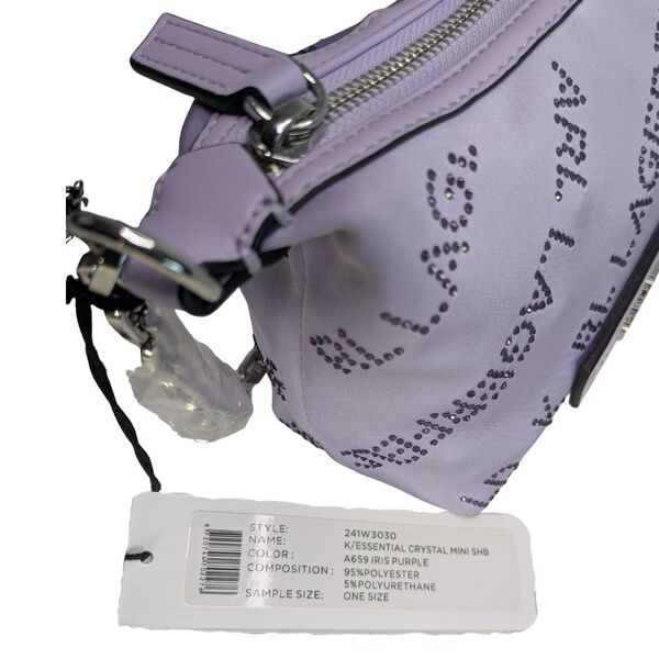 Fioletowa Torebka Mini HOBO KARL LAGERFELD Crystal Rozmiar One Size - zdjęcie 2