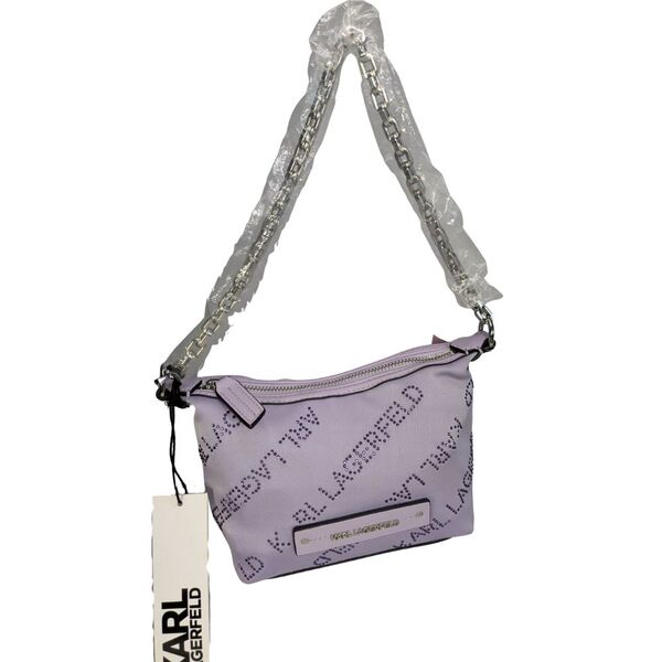 Fioletowa Torebka Mini HOBO KARL LAGERFELD Crystal Rozmiar One Size - zdjęcie 11