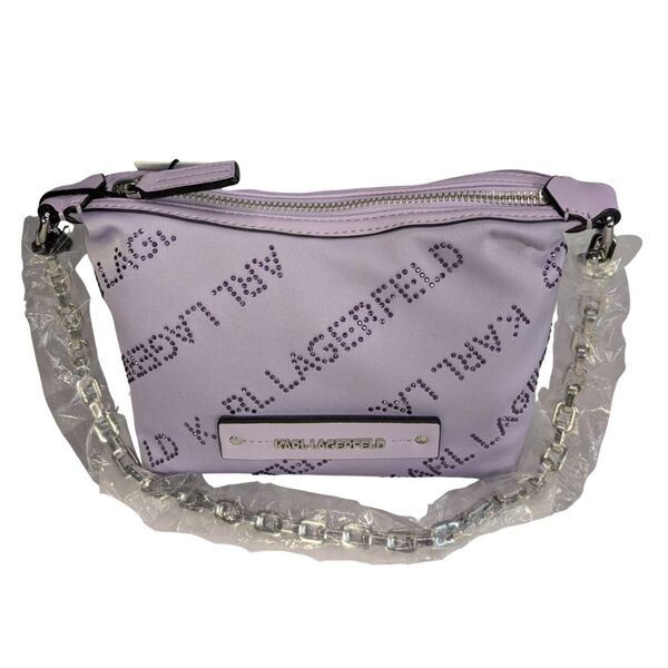 Fioletowa Torebka Mini HOBO KARL LAGERFELD Crystal Rozmiar One Size - zdjęcie 12