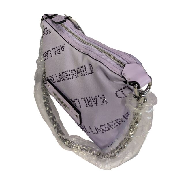 Fioletowa Torebka Mini HOBO KARL LAGERFELD Crystal Rozmiar One Size - zdjęcie 13