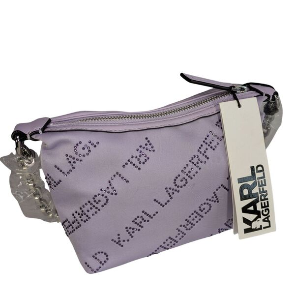 Fioletowa Torebka Mini HOBO KARL LAGERFELD Crystal Rozmiar One Size - zdjęcie 6