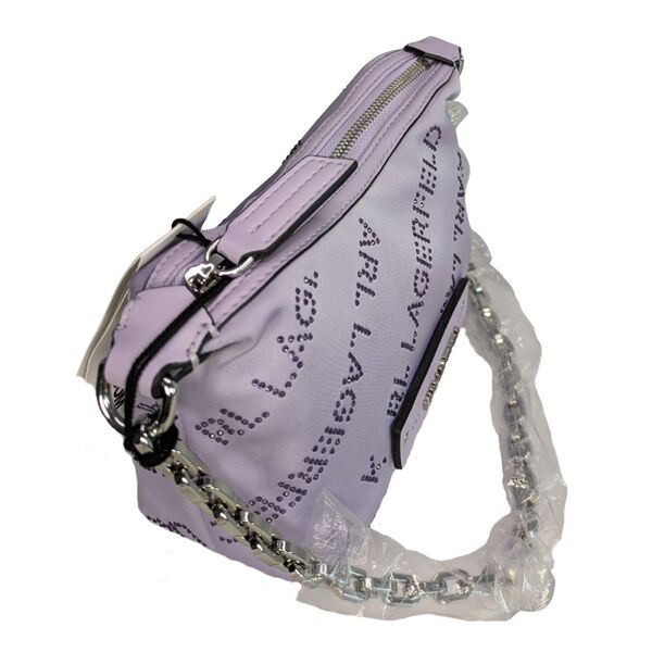 Fioletowa Torebka Mini HOBO KARL LAGERFELD Crystal Rozmiar One Size - zdjęcie 8