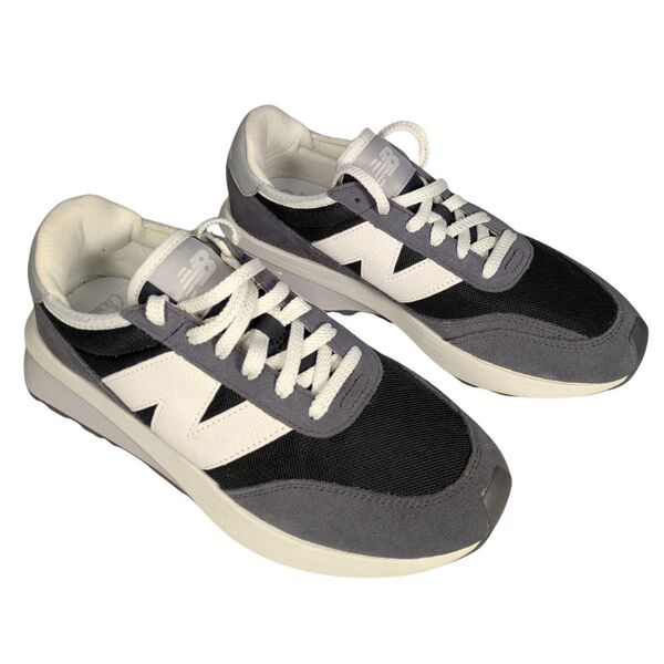 Męskie sneakersy NEW BALANCE U370AE Czarne Szare Rozmiar 42.5