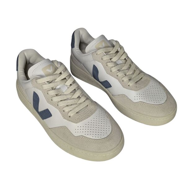 Sneakersy Veja V-90 Biało-Szare Skórzane Rozmiar 36