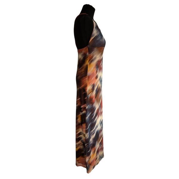 Wielokolorowa Sukienka Maxi ASOS DESIGN na Ramiączkach Rozmiar 40 - zdjęcie 3