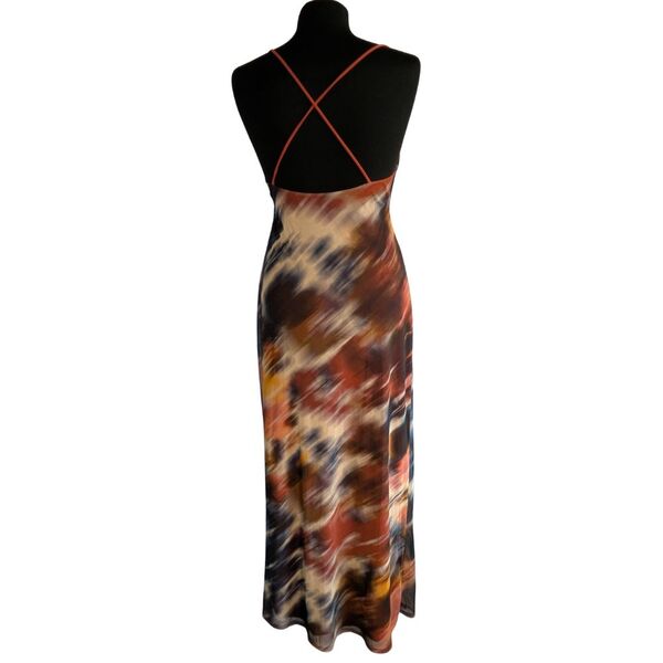 Wielokolorowa Sukienka Maxi ASOS DESIGN na Ramiączkach Rozmiar 40 - zdjęcie 5