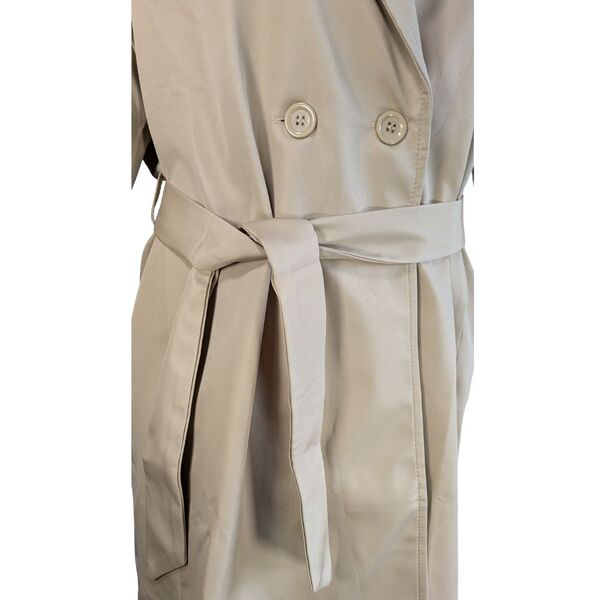 Beżowy Dwurzędowy Płaszcz Trench Trendyol Rozmiar 42 (XL) - zdjęcie 2