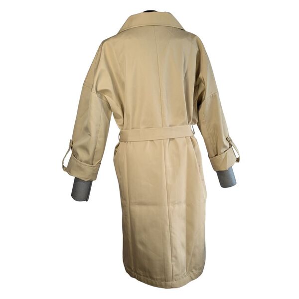Beżowy Dwurzędowy Płaszcz Trench Trendyol Rozmiar 42 (XL) - zdjęcie 4