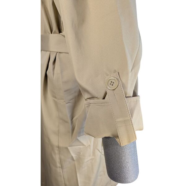 Beżowy Dwurzędowy Płaszcz Trench Trendyol Rozmiar 42 (XL) - zdjęcie 9