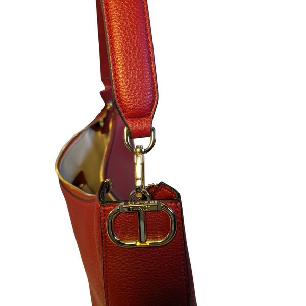 Czerwona Torebka HOBO TWINSET Milano Skórzana - zdjęcie 6
