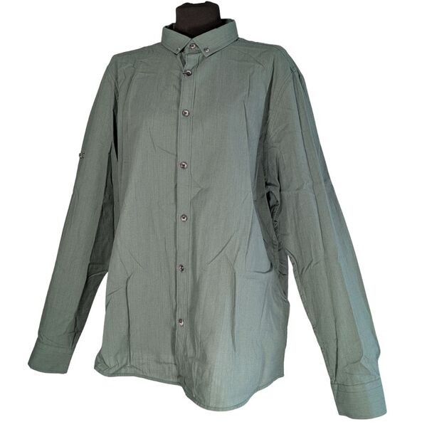 Zielona Męska Koszula Casual TRENDYOL MAN Rozmiar 2XL - zdjęcie 9